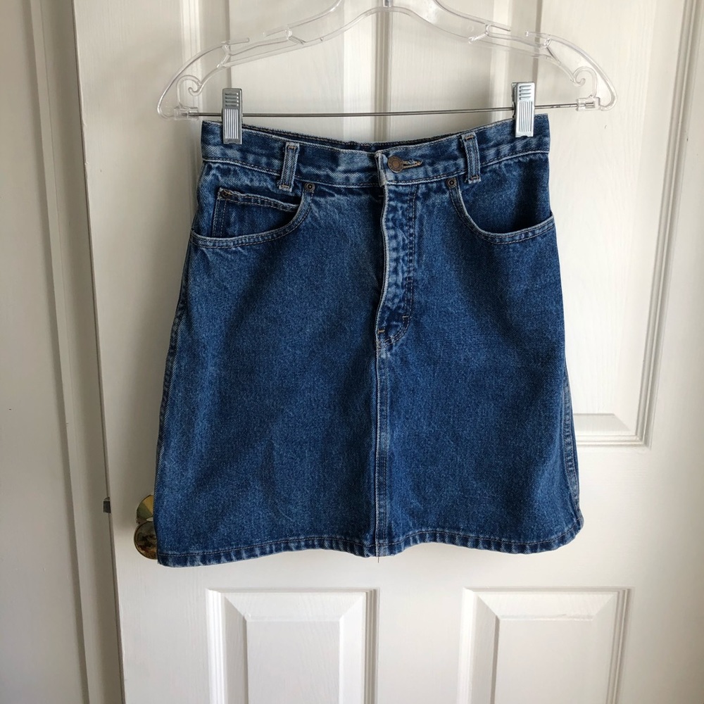 Vintage Calvin Klein Denim Mini Skirt
